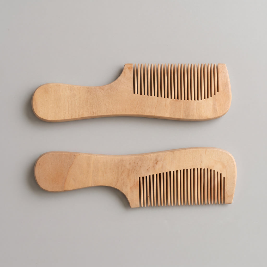 Premium Wooden Hair Comb | Anti-Static Natural Wooden Detangling Comb | Shanzy SparkleShine