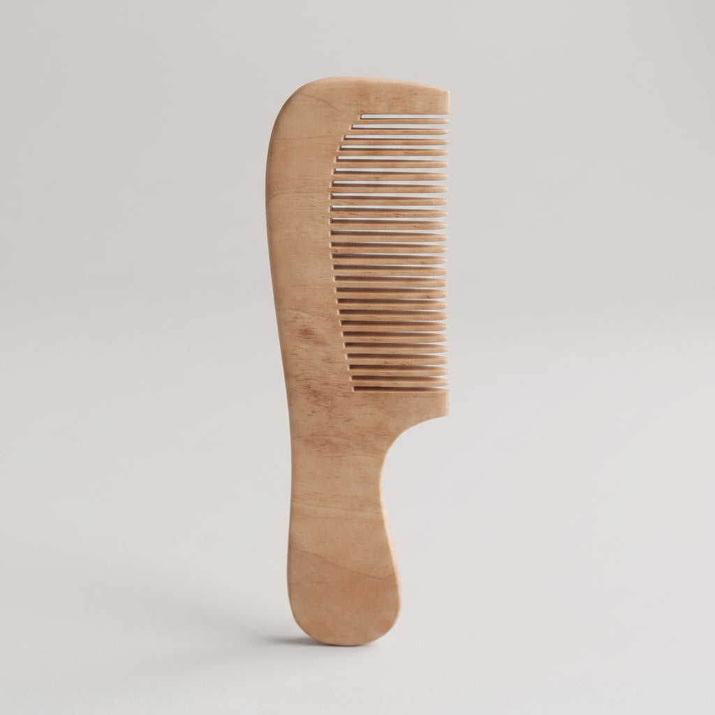 Premium Wooden Hair Comb | Anti-Static Natural Wooden Detangling Comb | Shanzy SparkleShine
