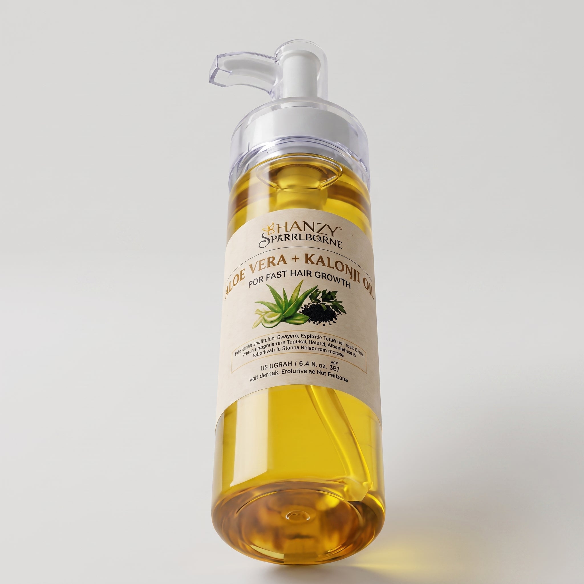 Shanzy Sparkle Shine Aloe Vera + Kalonji Hair Growth Oil | Herbal Hair Fall Control | 150ml
