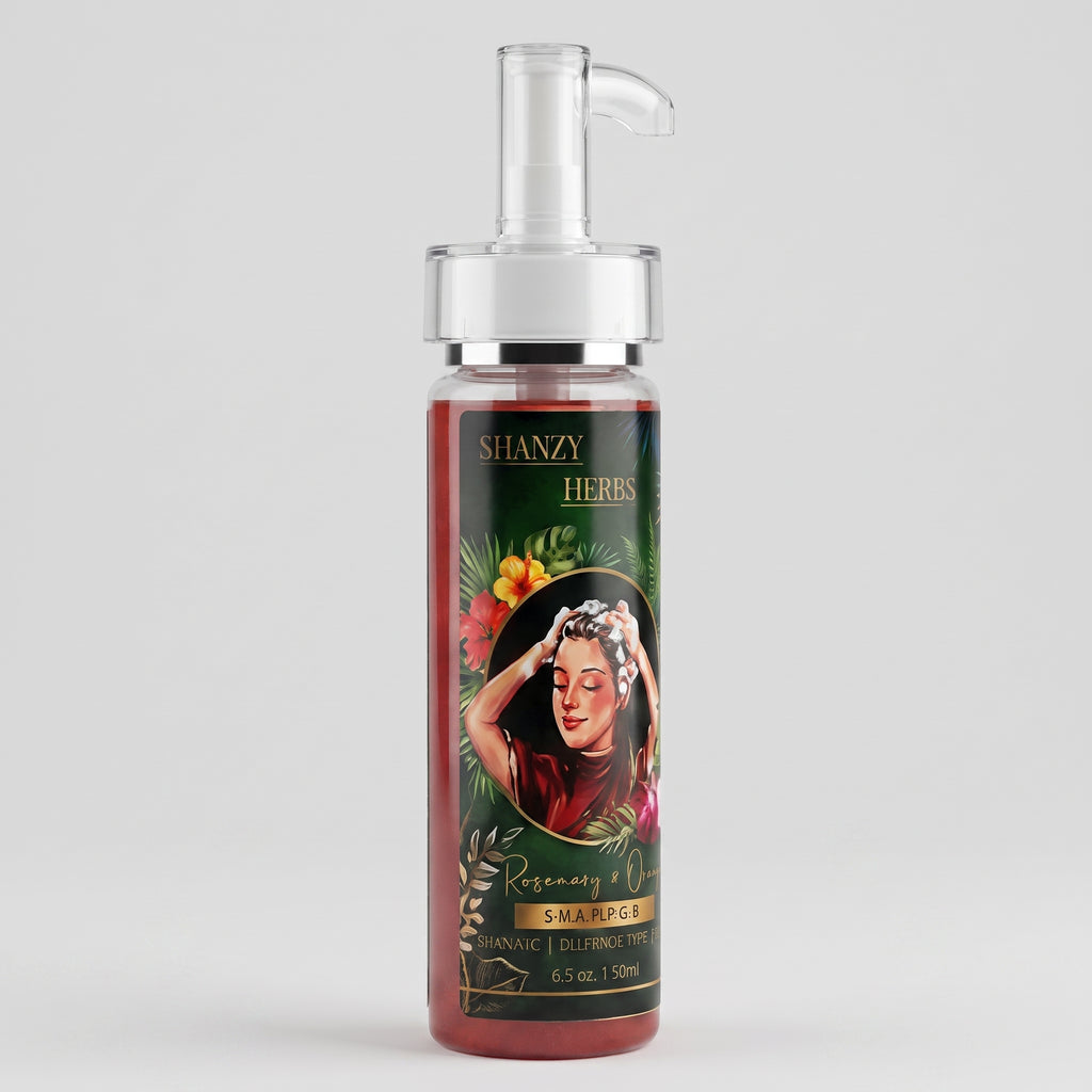 Shanzy Sparkle Shine Rosemary & Onion Herbal Shampoo | Hair Fall Control | 150ml
