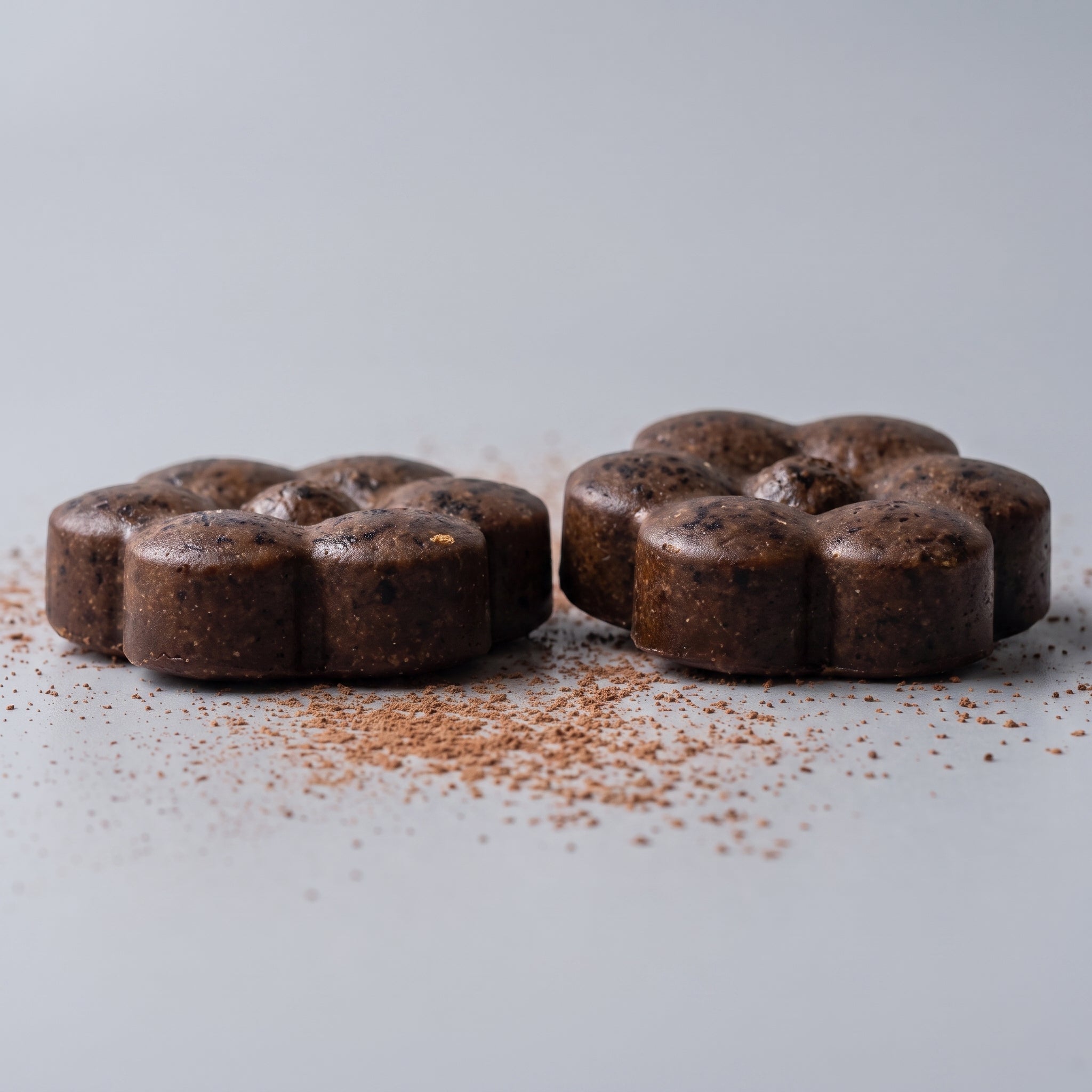Handmade Coffee Exfoliating Flower Soap Bar | Natural Artisan Body & Face Soap
